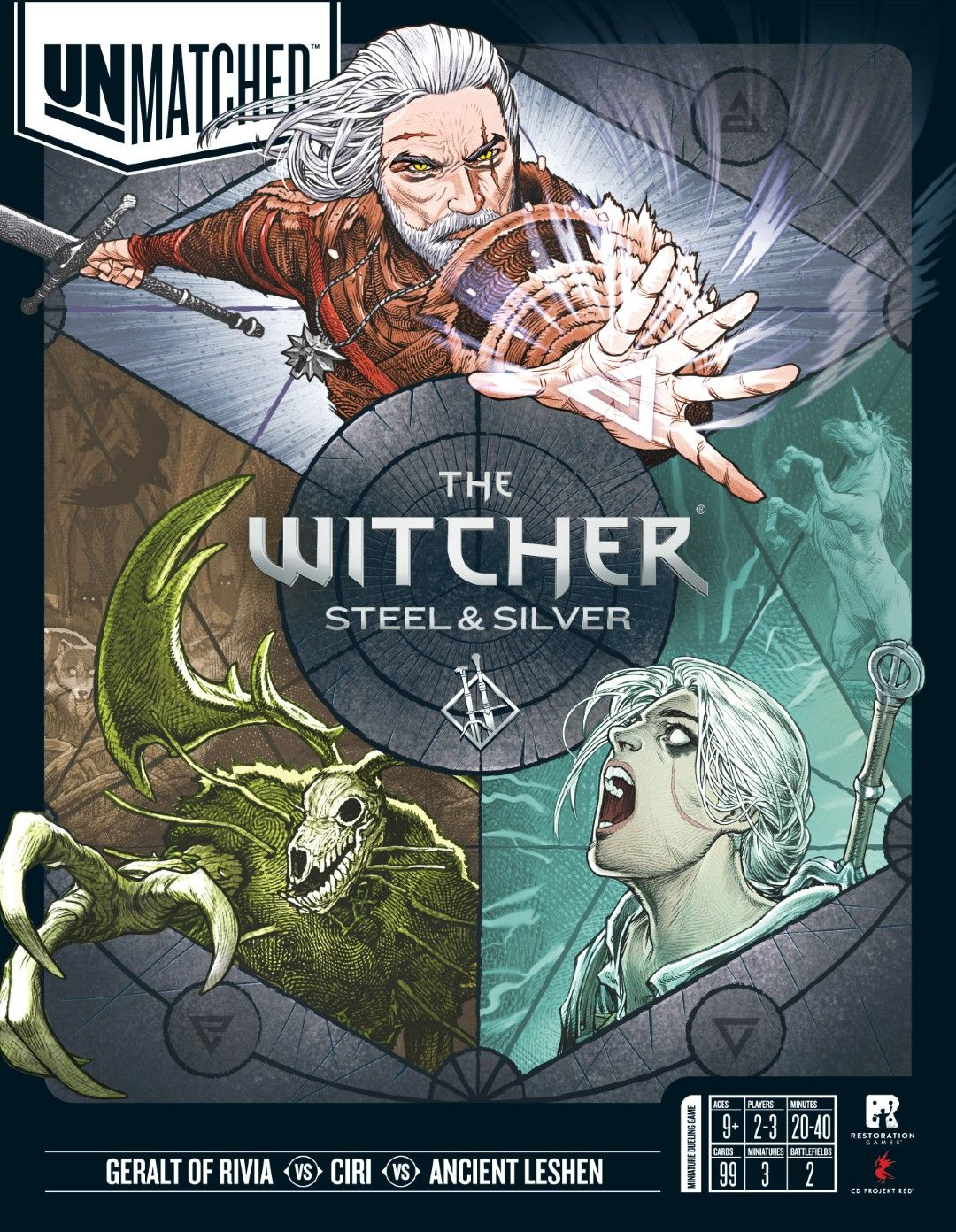 UNMATCHED THE WITCHER : STEEL AND SILVER