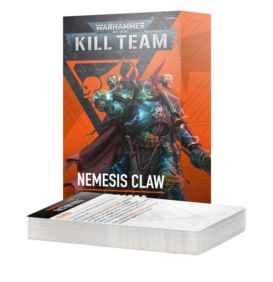 Kill Team nemesis claw Data cards