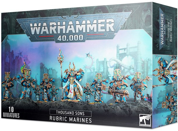 Warhammer 40K Thousand Sons Rubric Marines
