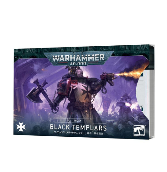 Black templar index sheet cards
