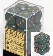 Chessex dice set 16mm d6 dice block 12dice