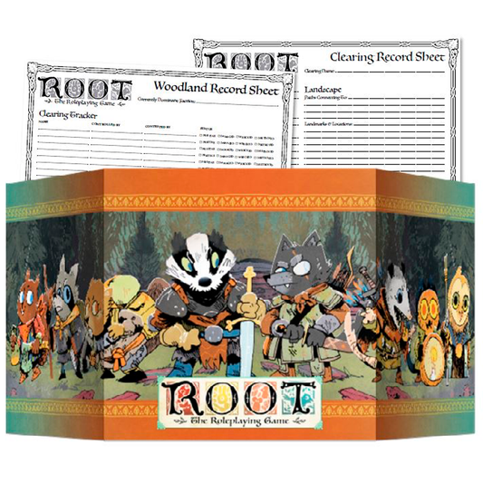 Root The roleplaying game gem screen and note pad