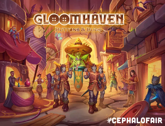 Gloomhaven buttons and bugs