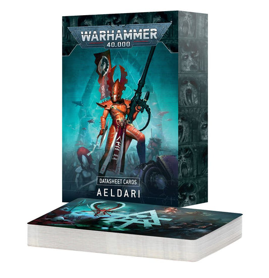 Aeldari data sheet cards