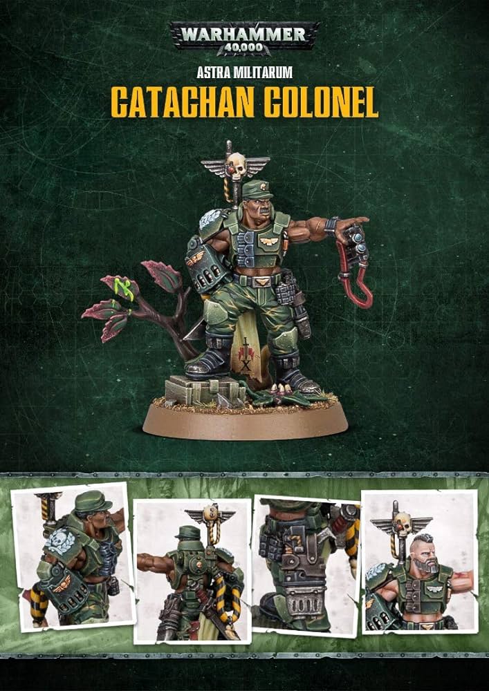 Warhammer 40K Astra Militarum| Catachan Colonel