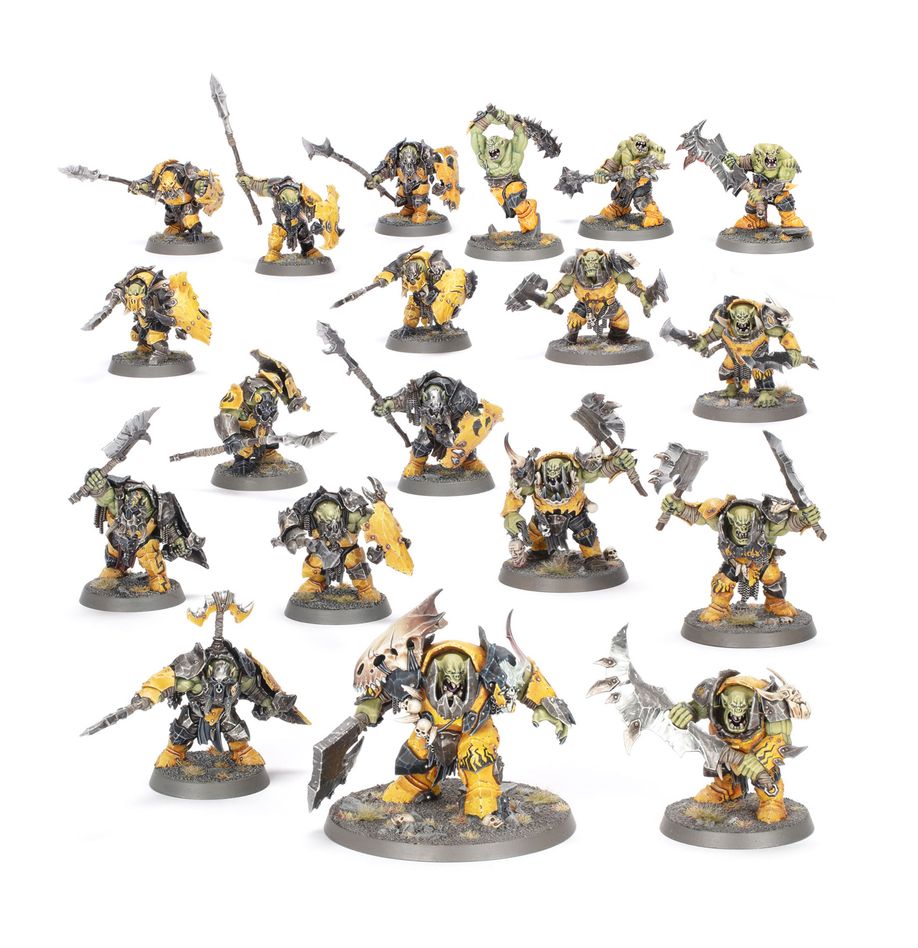Age of sigmar spearhead iron jaw z big mob