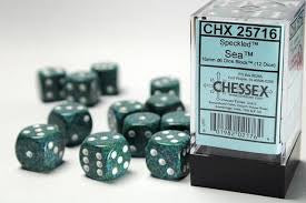 Chessex dice set 16mm d6 dice block 12dice