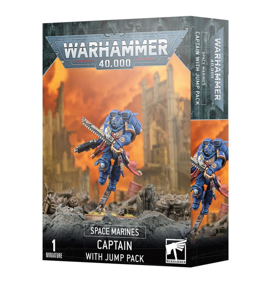 Space marines captain with jumpack