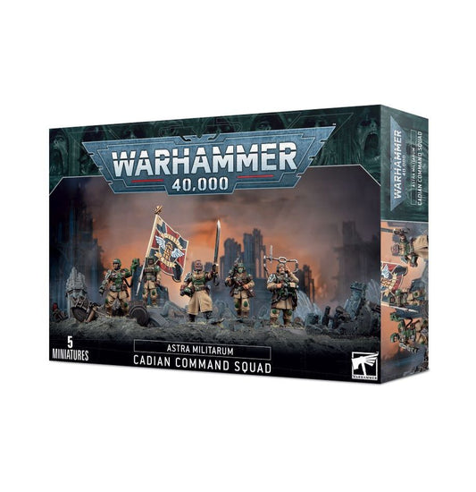 Warhammer 40K Astra Militarum| cadian command squad