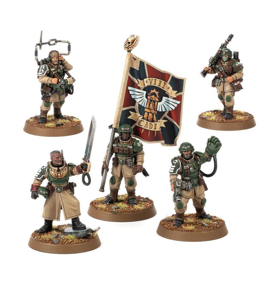 Warhammer 40K Astra Militarum| cadian command squad